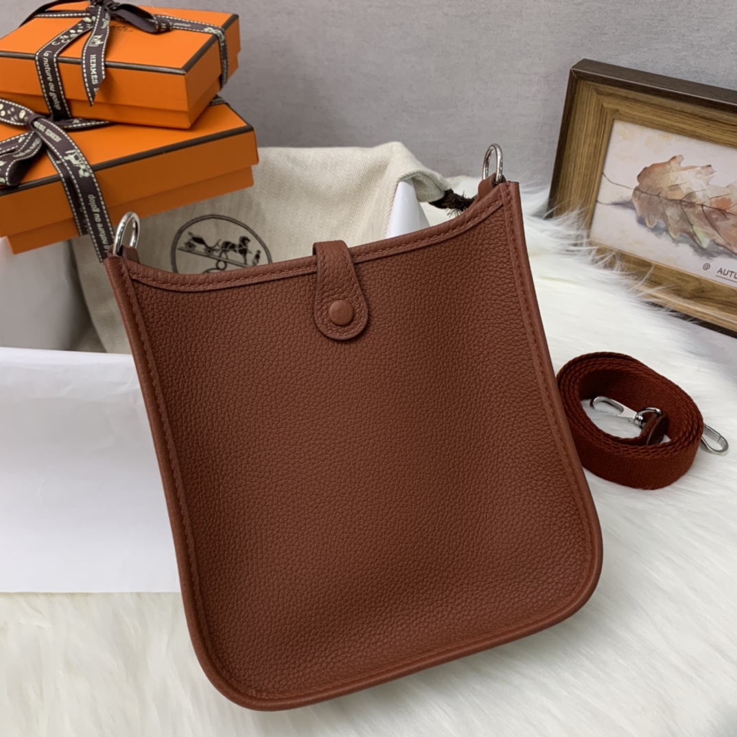 에르메스 미니 에블린16 모리스골드 은장 끌레망스 가죽